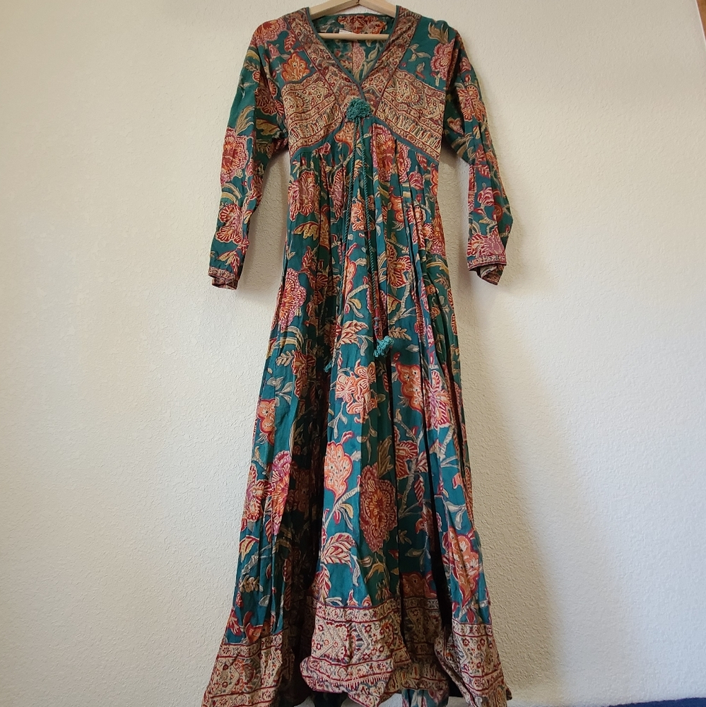 Anokhi Cotton Dress Size Large
